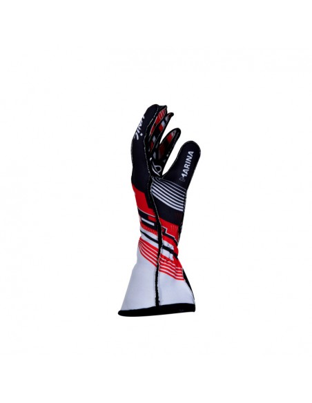 UNIC FIA GLOVES - LEVELS II | BLACK/GREY/RED