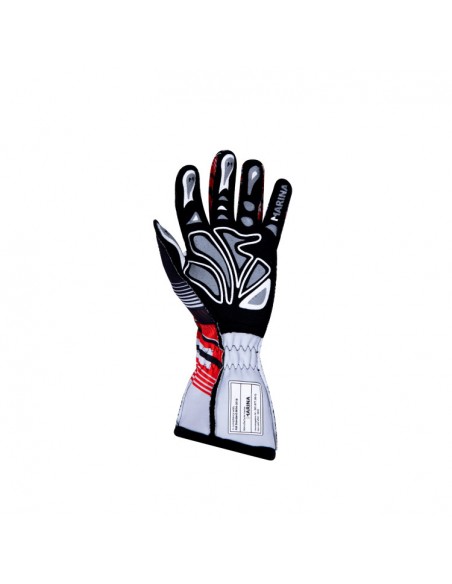 GUANTES MARINA ÚNIC FIA - LEVELS II - NEGRO GRIS ROJO