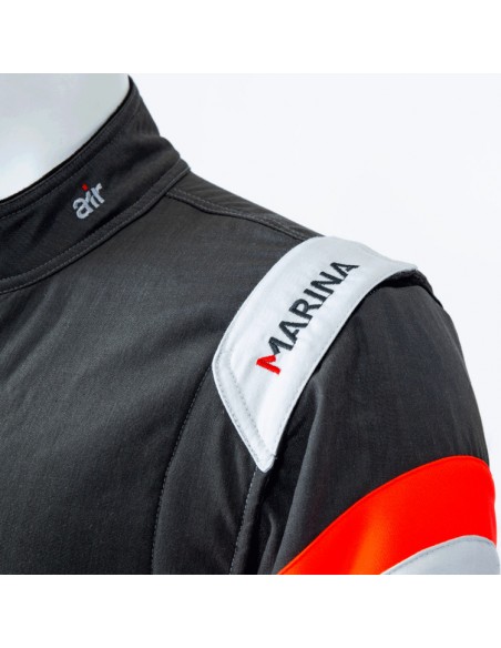 AIR DAS ANTRACITE GREY - PEARL GREY - FLUOR RED